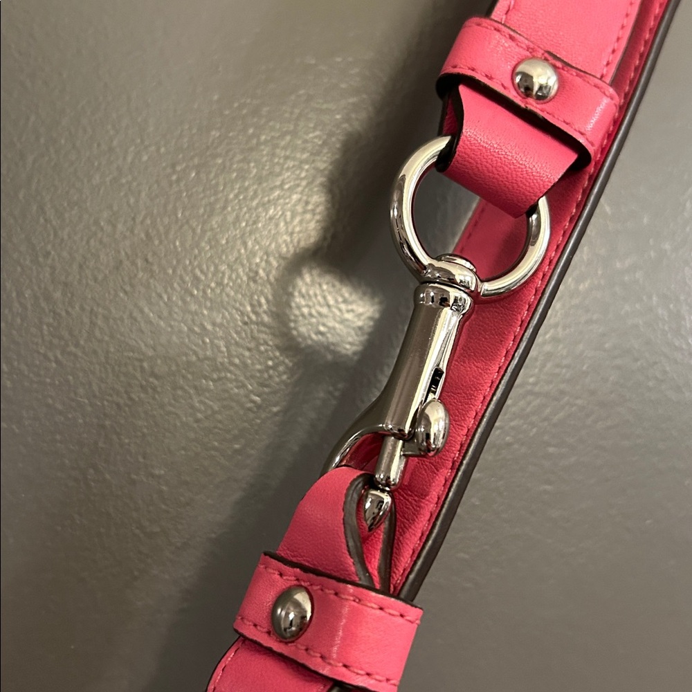 Coach Park Leather Duffle pink Shoulder Bag - Picture 12 of 13